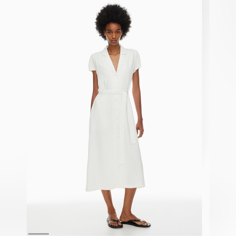 Wilfred shirt dress size L in birch white